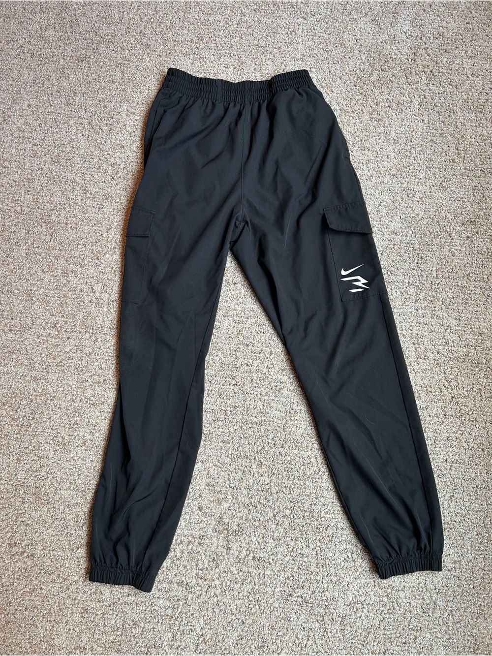 Nike Russell Wilson Black Kids Cargo Joggers Sz YL
